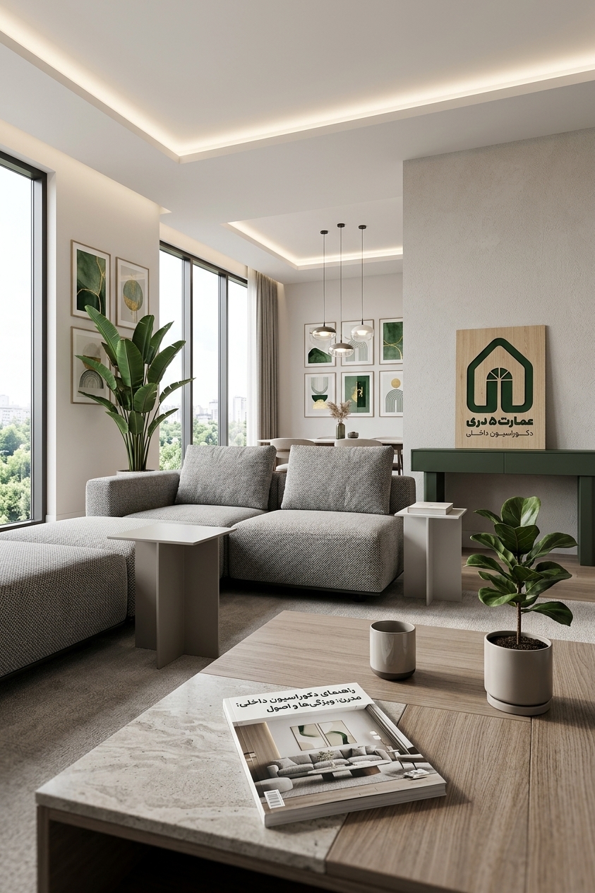 دکوراسیون داخلی مدرن چیست؟ ویژگی‌ها و اصول طراحی یک خانه مدرن