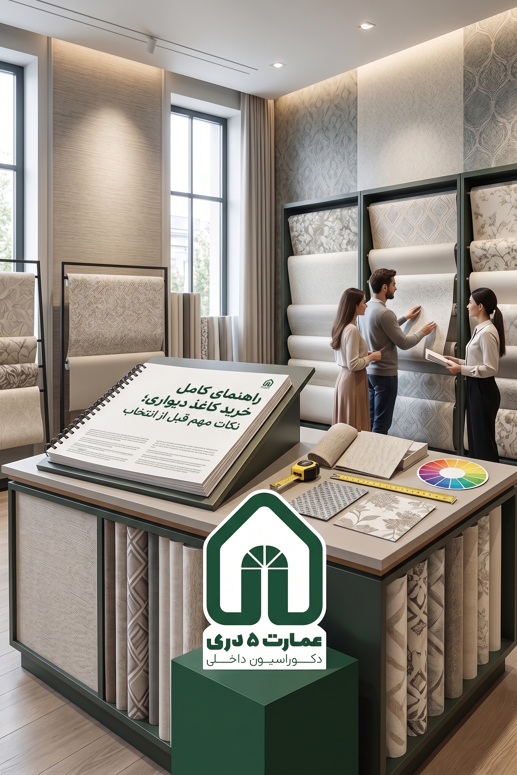راهنمای کامل خرید کاغذ دیواری؛ نکات مهم قبل از انتخاب